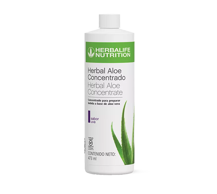 Herbal Aloe Concentrado Sabor Uva