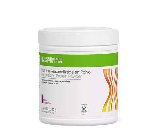 Proteína Personalizada en Polvo Sabor Frutos Rojos